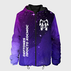 Куртка с капюшоном мужская Deftones просто космос, цвет: 3D-черный