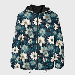 Мужская куртка Узор из весенних цветочков