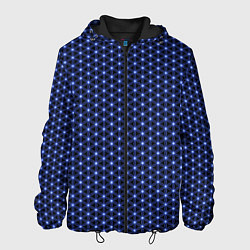 Куртка с капюшоном мужская Ясна3 - Цветок жизни мал, цвет: 3D-черный