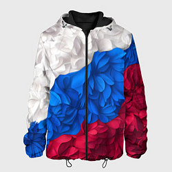 Мужская куртка Флаг России из цветов