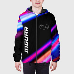 Куртка с капюшоном мужская Jaguar speed lights, цвет: 3D-черный — фото 2