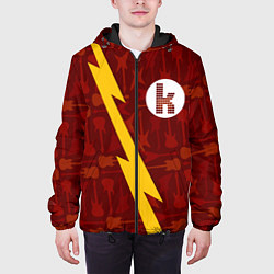 Куртка с капюшоном мужская The Killers гитары и молния, цвет: 3D-черный — фото 2
