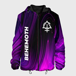 Куртка с капюшоном мужская Behemoth violet plasma, цвет: 3D-черный