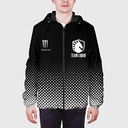 Куртка с капюшоном мужская Team Liquid black, цвет: 3D-черный — фото 2