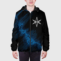 Куртка с капюшоном мужская Bring Me the Horizon звуковая волна, цвет: 3D-черный — фото 2