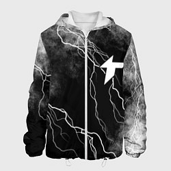 Куртка с капюшоном мужская Thunder awaken молнии, цвет: 3D-белый