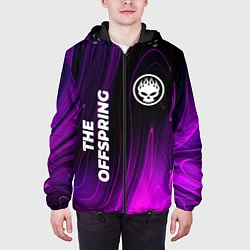 Куртка с капюшоном мужская The Offspring violet plasma, цвет: 3D-черный — фото 2
