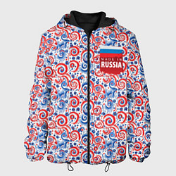 Куртка с капюшоном мужская Made in Russia, цвет: 3D-черный