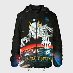 Куртка с капюшоном мужская Ария Игра с огнём, цвет: 3D-черный