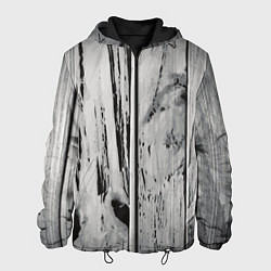 Куртка с капюшоном мужская Grey wood, цвет: 3D-черный