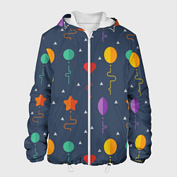 Мужская куртка Праздничные шарики