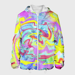 Куртка с капюшоном мужская Flash of colors, цвет: 3D-белый