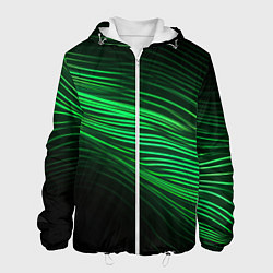 Мужская куртка Green neon lines