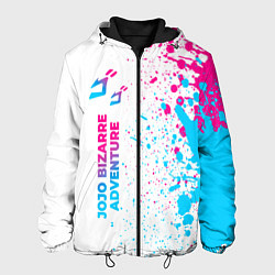 Куртка с капюшоном мужская JoJo Bizarre Adventure neon gradient style: по-вер, цвет: 3D-черный