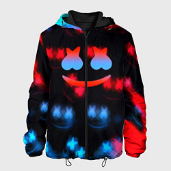 Куртка с капюшоном мужская Marshmello skibidi dob dob, цвет: 3D-черный