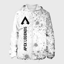 Мужская куртка Apex Legends glitch на светлом фоне: по-вертикали