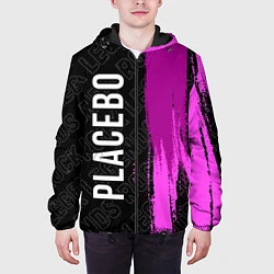 Куртка с капюшоном мужская Placebo rock legends по-вертикали, цвет: 3D-черный — фото 2