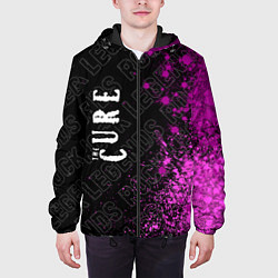 Куртка с капюшоном мужская The Cure rock legends по-вертикали, цвет: 3D-черный — фото 2