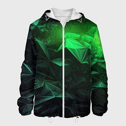 Мужская куртка Глубина зеленого абстракции