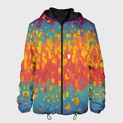 Мужская куртка Разноцветные пиксели