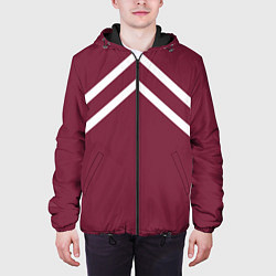 Куртка с капюшоном мужская Бордовая кофта костюм Марата - слово пацана сериал, цвет: 3D-черный — фото 2