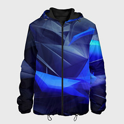 Мужская куртка Темный синий абстрактный геометрический фон