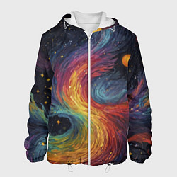 Мужская куртка Звездный вихрь абстрактная живопись