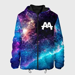 Куртка с капюшоном мужская Asking Alexandria space rock, цвет: 3D-черный