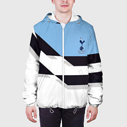 Куртка с капюшоном мужская Tottenham sport geometry, цвет: 3D-белый — фото 2