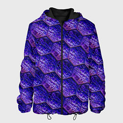 Мужская куртка Сине-фиолетовая стеклянная мозаика