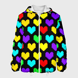 Мужская куртка Undertale heart pattern