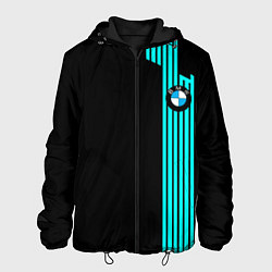 Куртка с капюшоном мужская BMW sport line geometry, цвет: 3D-черный