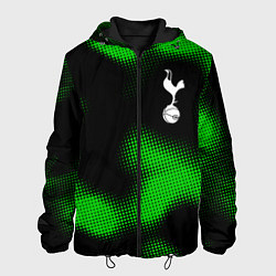 Куртка с капюшоном мужская Tottenham sport halftone, цвет: 3D-черный