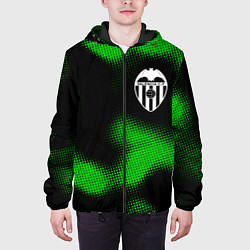 Куртка с капюшоном мужская Valencia sport halftone, цвет: 3D-черный — фото 2