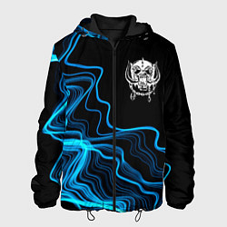 Куртка с капюшоном мужская Motorhead sound wave, цвет: 3D-черный