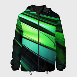 Мужская куртка Абстрактные геометрические плавные линии минимализ