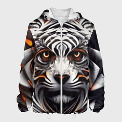 Мужская куртка Абстракция: тигр