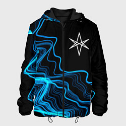 Куртка с капюшоном мужская Bring Me the Horizon sound wave, цвет: 3D-черный