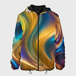 Мужская куртка Жидкий разноцветный металл