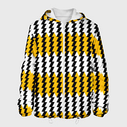 Мужская куртка Вертикальные жёлто-белые полосы