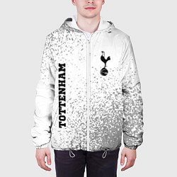 Куртка с капюшоном мужская Tottenham sport на светлом фоне вертикально, цвет: 3D-белый — фото 2