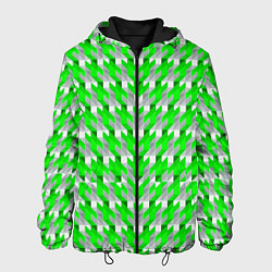 Мужская куртка Зелёно-белый паттерн