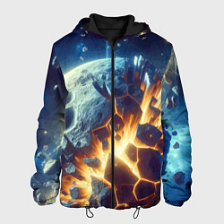 Мужская куртка Взрыв планеты - космос от нейросети