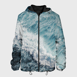 Мужская куртка Морская бирюзовая волна