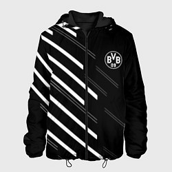 Куртка с капюшоном мужская Borussia sport fc, цвет: 3D-черный