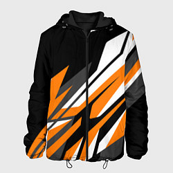 Куртка с капюшоном мужская Corner lines, цвет: 3D-черный