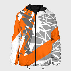 Куртка с капюшоном мужская Racing texture, цвет: 3D-черный