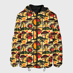Мужская куртка Африка солнце пальмы