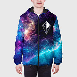 Куртка с капюшоном мужская No Mans Sky space game, цвет: 3D-черный — фото 2