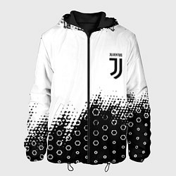 Куртка с капюшоном мужская Juventus sport steel, цвет: 3D-черный
